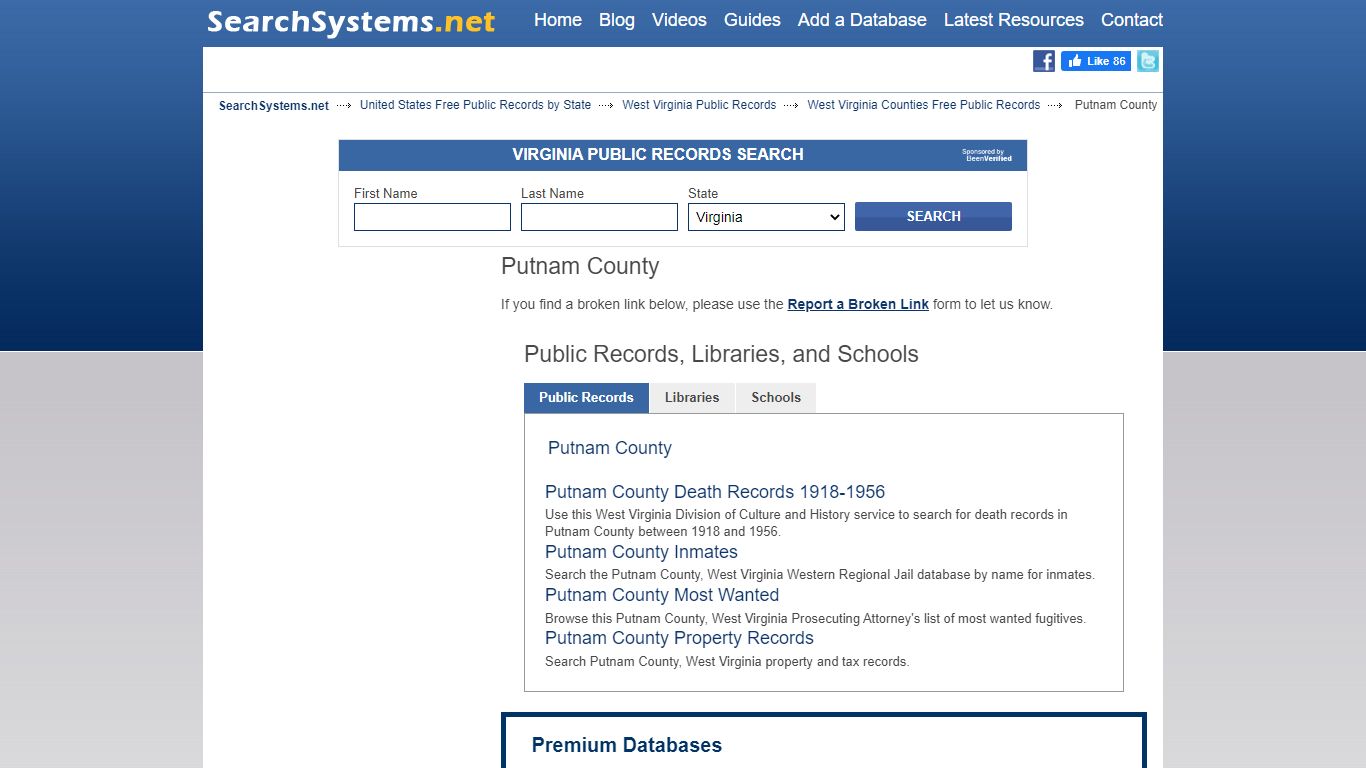 Putnam County Criminal and Public Records